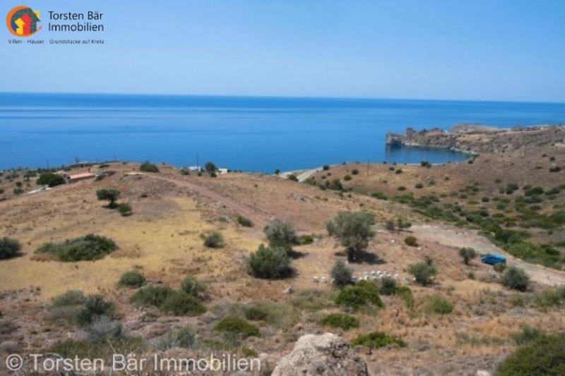 Agios Pavlos Kreta, Agios Pavlos - Einmaliges Grundstück 300m vom Meer mit Panorama Meerblick Grundstück kaufen